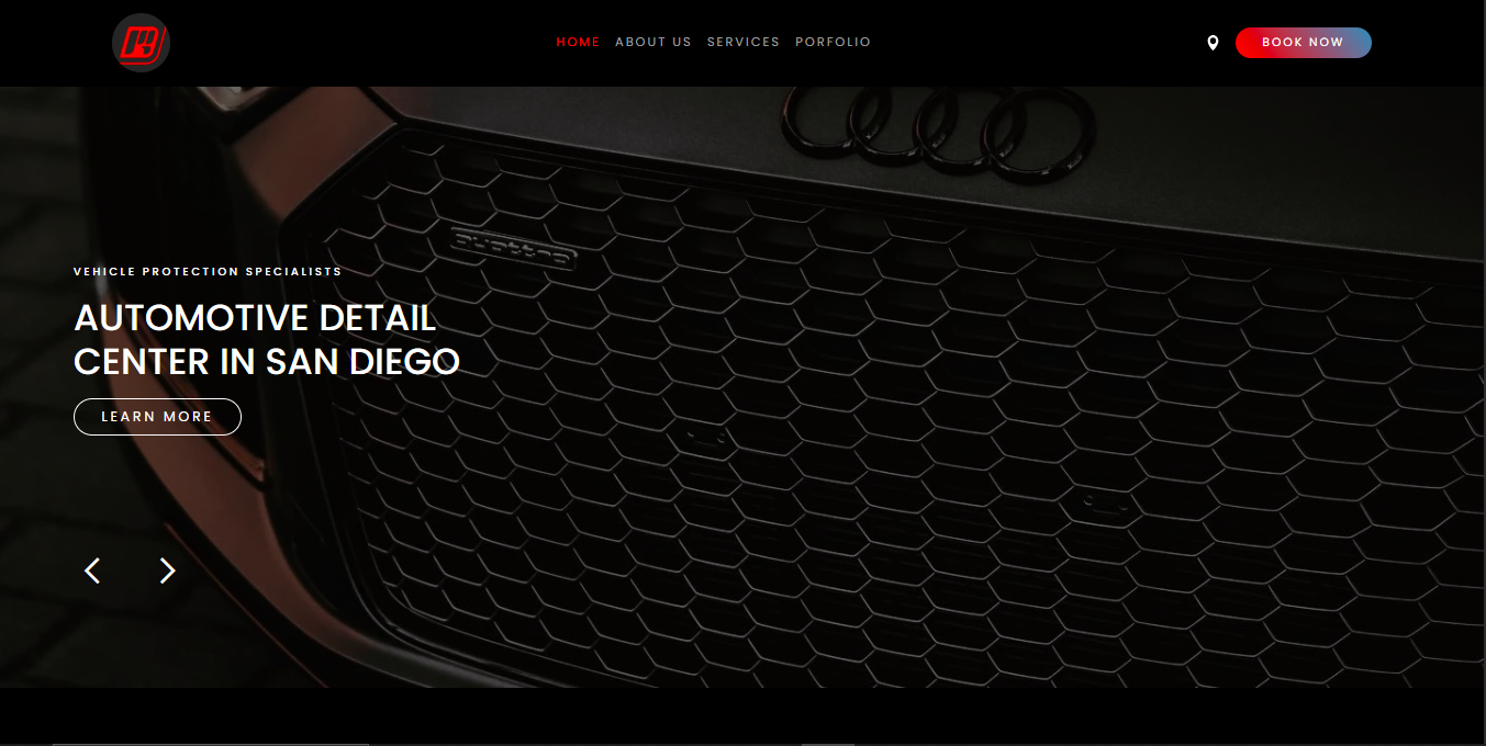 PWR Detail website preview